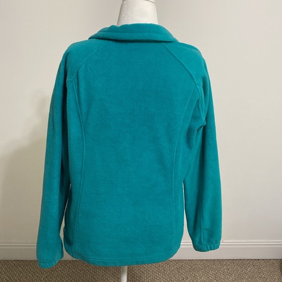 Columbia Benton Springs Fleece Green Jacket in Very Good Condition - Picture 6 of 9